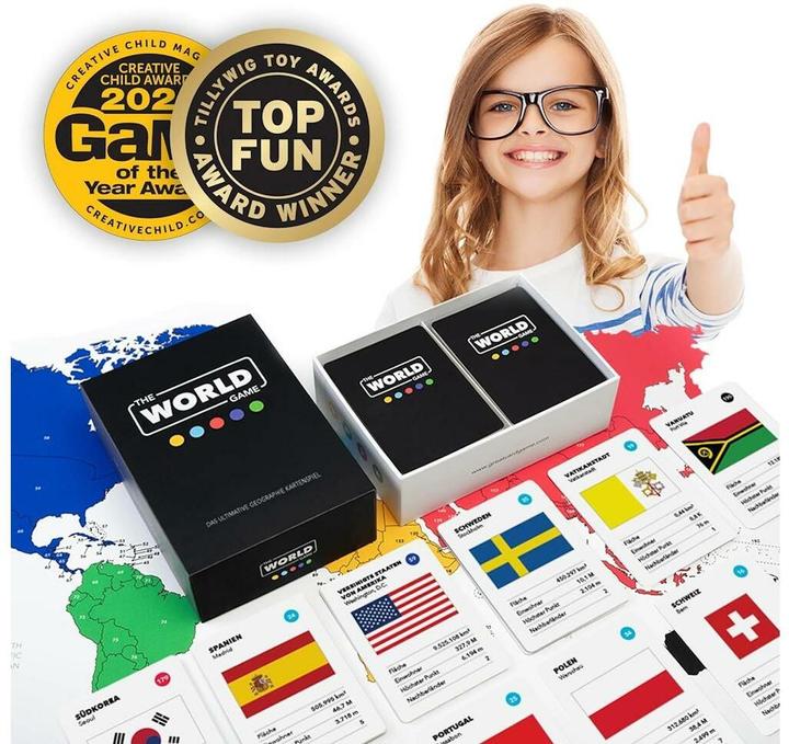 Produktbild The World Game Da ultimative Geographie Kartenspiel (Deutsch)