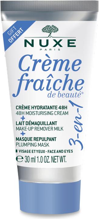 Actual product image Nuxe - Moisturizing cream. make-up remover milk and plumping mask 3in1 Creme Fraiche De BeautÃ©