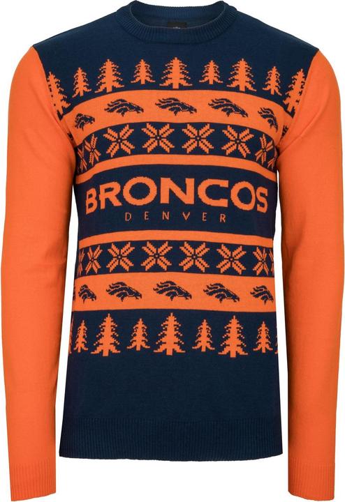 Foco NFL Ugly Sweater XMAS Strick Pullover Denver Broncos - L (L)