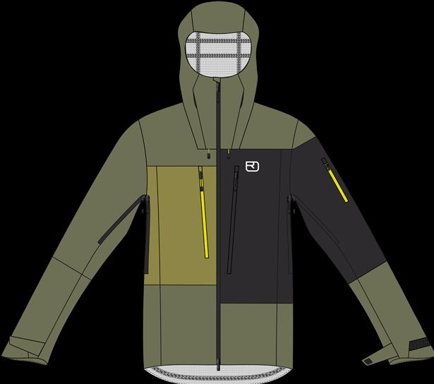 Actual product image Ortovox Deep Shell Jacket (XXL)