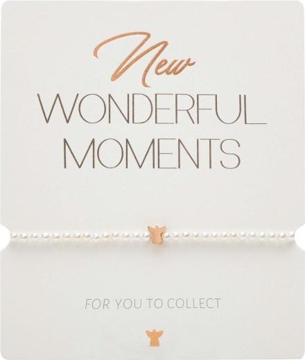 Immagine prodotto HCA Bracciale New Wonderful Moments - Angelo custode in oro rosa (17 cm)