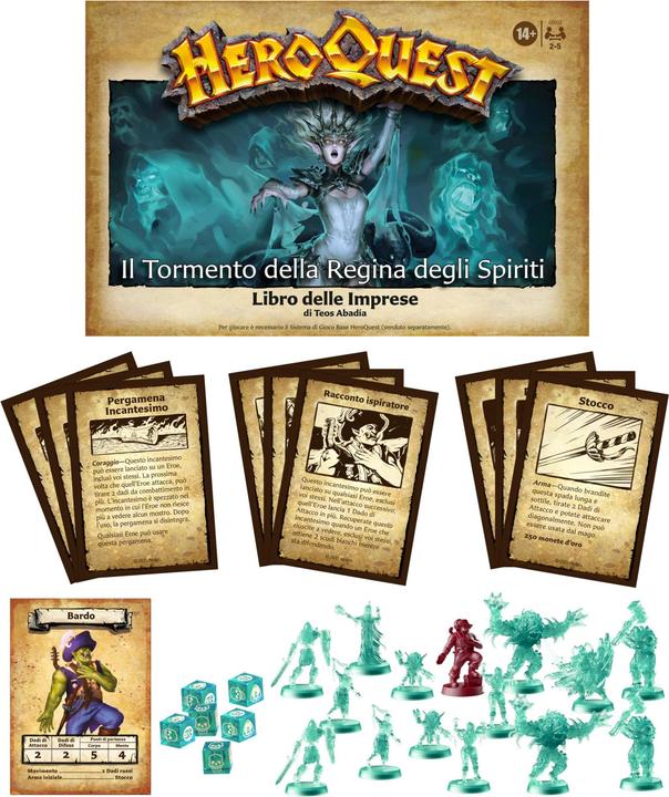 Produktbild Hasbro Gaming HeroQuest Die Geisterkönigin Abenteuerpack, HeroQuest Basisspiel erforderlich (Italienisch)