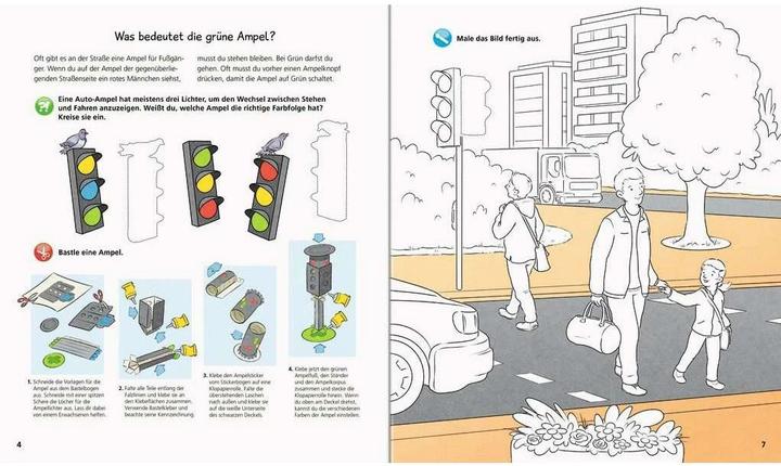 Actual product image Ravensburger Kinder-Sachbuch WWW aktiv-Heft: Strassenverkehr (German, Stefan Richter, 2021)