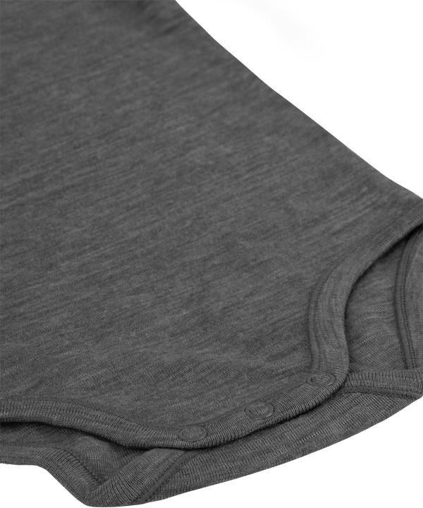 Actual product image Normani Set of 2 unisex baby wrap-around long-sleeved romper onesies made from merino wool - 9351 (50)