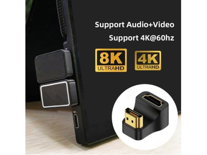 Produktbild PowerGuard HDMI auf HDMI 1.4 180-Grad Winkel U-Form Down Adapter (HDMI)