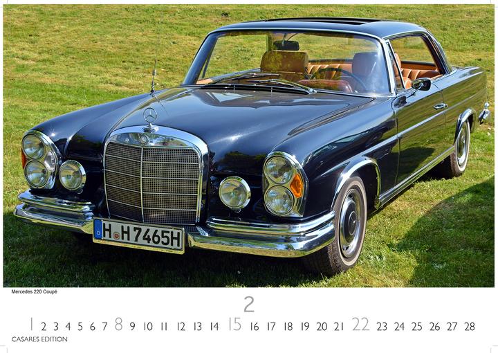 Produktbild Mercedes Classic Cars 2026 L 35x50cm (35 x 50 cm, Deutsch)