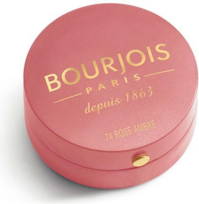 Actual product image Bourjois Little Round Potusher Gown For Cheeks 74 Rose Ambre 2.5G (Eau de parfum)