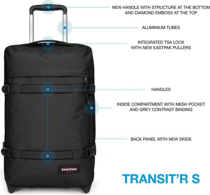 Actual product image Eastpak Authentic Travel Transit'r S (42 l, Hand luggage (up to 50 litres))