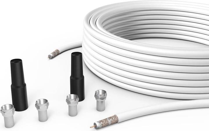 Actual product image Hama SAT connection kit digital, 100 dB, 20 m (100 dB, Antenna cable)