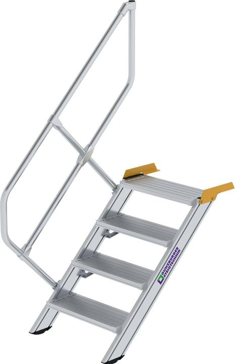 Actual product image Munk Industrial steps, aluminium steps, step width 600 mm, 4 steps. (Scaffolding, 105.80 cm)