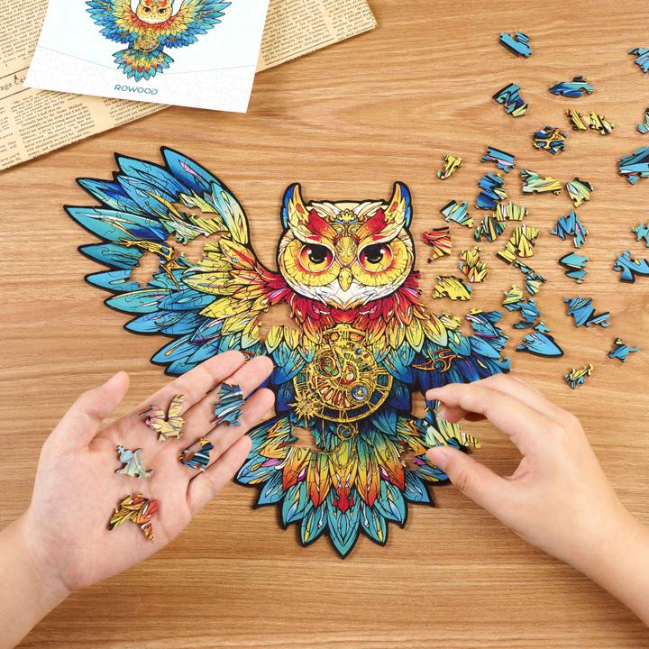 Produktbild Robotime Holzpuzzle 'OWL' (200 Teile)