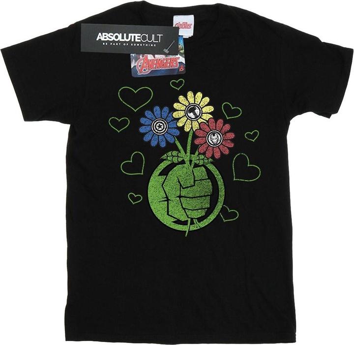 Hulk Flower Fist Baumwolle Boyfriend TShirt