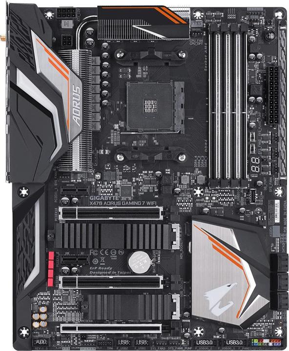 Image du produit Gigabyte X470 Aorus Gaming 7 (AM4, AMD X470, ATX)