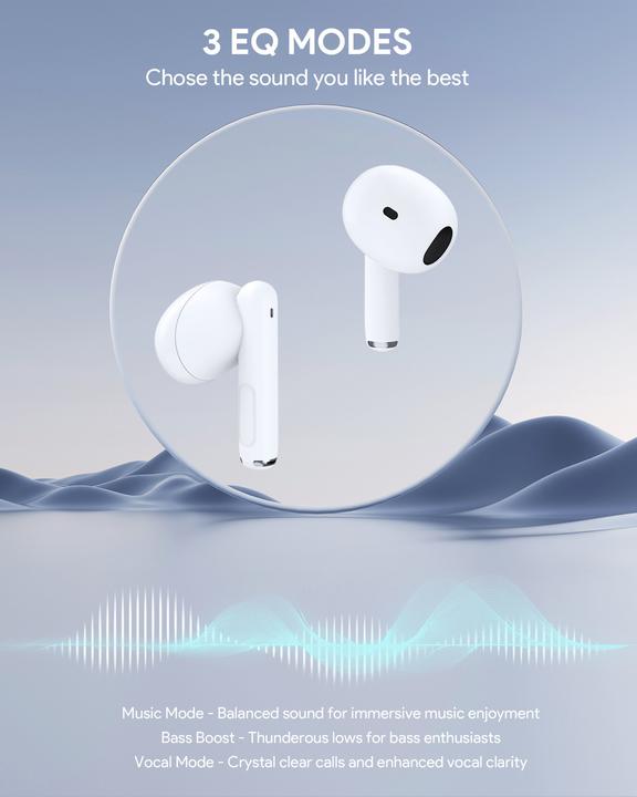 Actual product image Aukey Portable True Wireless Earbuds (4 h, Wireless)