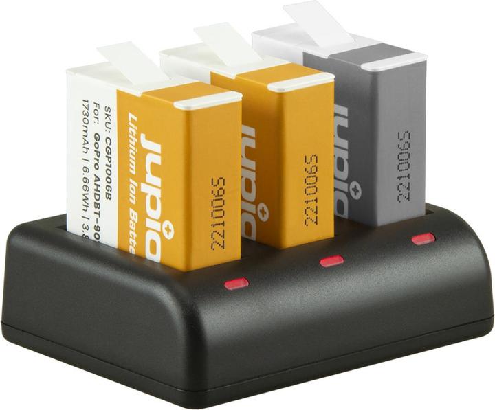 Immagine prodotto Jupio Value Pack: 2X batteria Enduro GoPro Hero 9 | Hero 10 | Hero (Eroe 10, Eroe 9, Eroe 11)