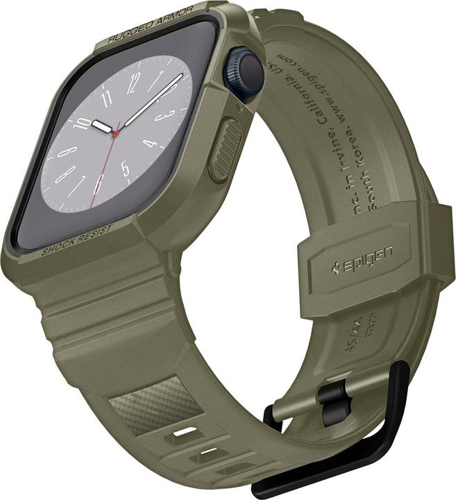 Produktbild Spigen RUGGED ARMOR?PRO? APPLE WATCH 4 / 5 / 6 / 7 / 8 / SE (44 / 45 MM) VINTAGE KHAKI (44 mm, 45 mm, Thermoplastisches Polyurethan (TPU))