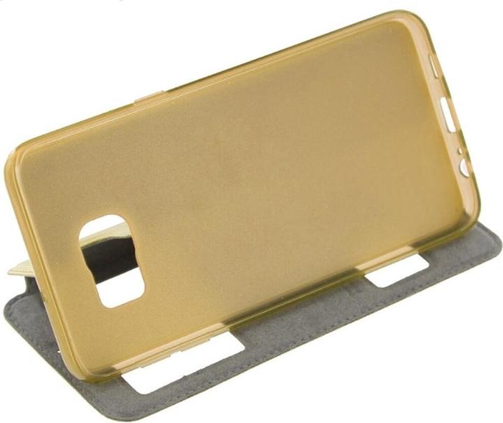 Image du produit Puloka Étui à clapet Samsung Galaxy S6 Edge Plus Gold (Samsung Galaxy S6 Edge+)
