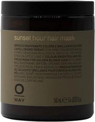 Oway Masque capillaire Sunset Hour - Masque rafraîchissant pour la coloration des cheveux, 160ml (160 ml)