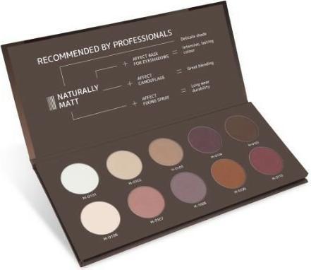 Produktbild Affect Naturally Matt Pressed Eyeshadow Palette eye shadow palette 10x2g
