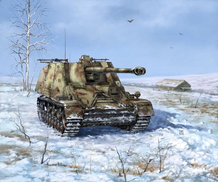 Image du produit Zvezda 1/100 GERMAN SD.KFZ.164 NASHORN (8/23) *