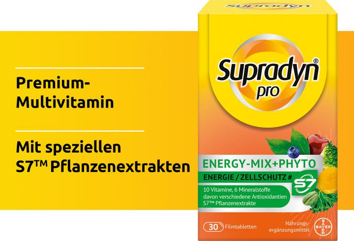 Produktbild Supradyn pro Energy-Mix+Phyto (30 Stück, Tabletten)