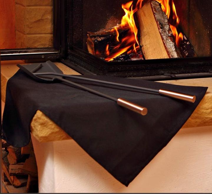 Produktbild FireMat Feuermatte Black Edition - Feuerfeste Unterlage 70x100cm