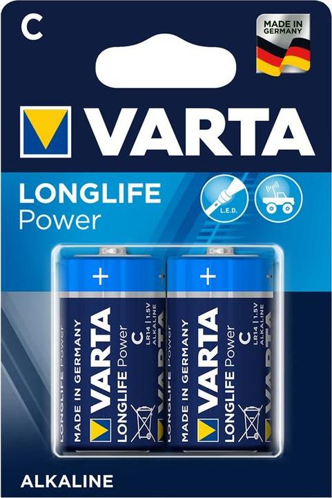 Produktbild Varta Longlife (2 Stk., C, 7600 mAh)
