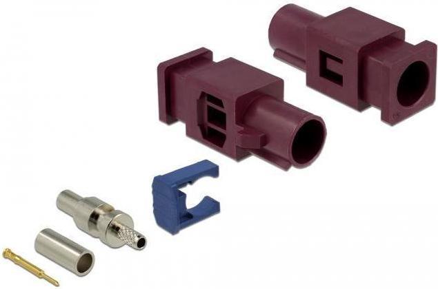 Actual product image Delock FAKRA D connector spring pin (Antenna cable)