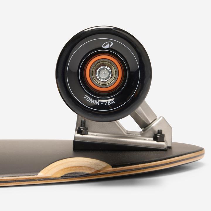 Actual product image Oxelo Longboard Truck 150 mm Rollen 70 mm 78A - Venice 500 (31.77")