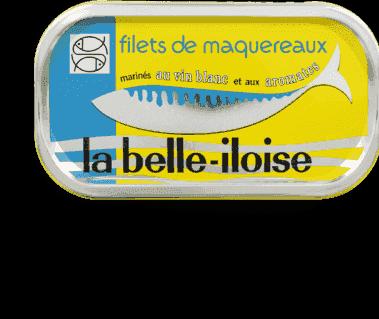 la belle-iloise Filet de maquereau au vin blanc (118 g)