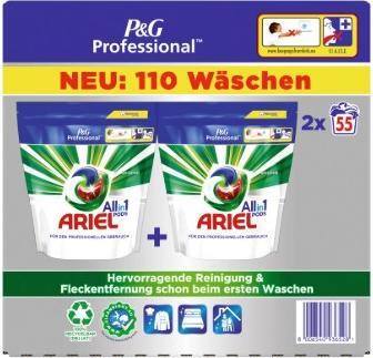 Label énergétique Ariel Lessive PROFESSIONAL All-in-1 Pods Regul "r, 110 WL (Pods de lavage)