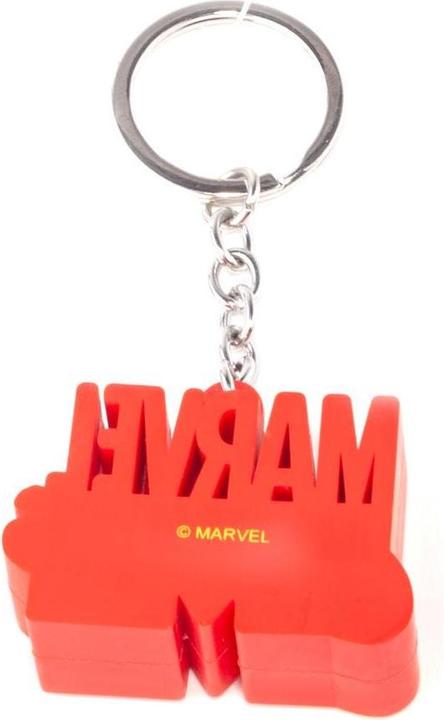 Actual product image Comics 3D Logo Keychain