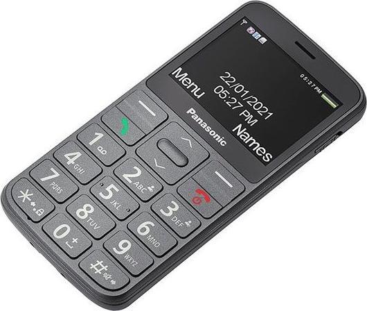 Produktbild Panasonic KX-TU160 Easy Use Mobile Phone Pilkas, 2.4 ", TFT-LCD, 240 x 320, USB version USB-C, Built-in camera (2.40", 0.30 Mpx, 4G)