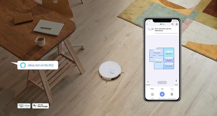 Actual product image EZVIZ RS2 Robot Vacuum & Mop Combo (Vacuum mopping robot)