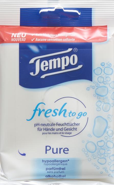 Actual product image Tempo Fresh to go Pure (10 Piece)