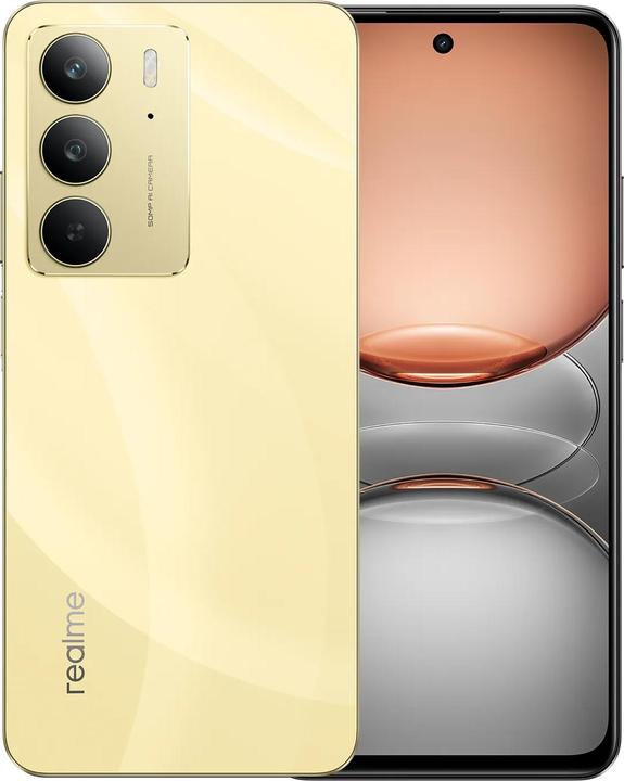 Actual product image realme C75 Dual Sim 6GB RAM 128GB - Lightning Gold (128 GB, Lightning Gold, 6.72", Dual SIM, 50 Mpx, 4G)