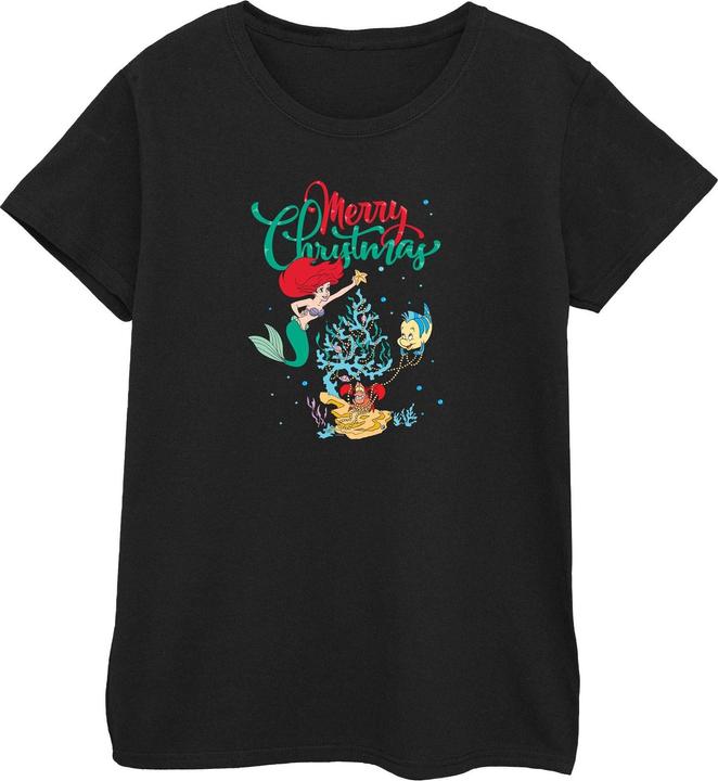 Disney Princess Ariel Merry Christmas TShirt (XL)