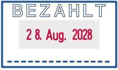Actual product image Trodat Date stamp self-inking Printy Dater 4750/L Stamp area dimensions: 41 x 24 mm Writing fa...