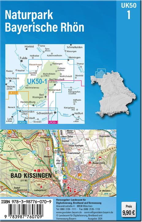 Produktbild UK50-1 Naturpark Bayerische Rhön