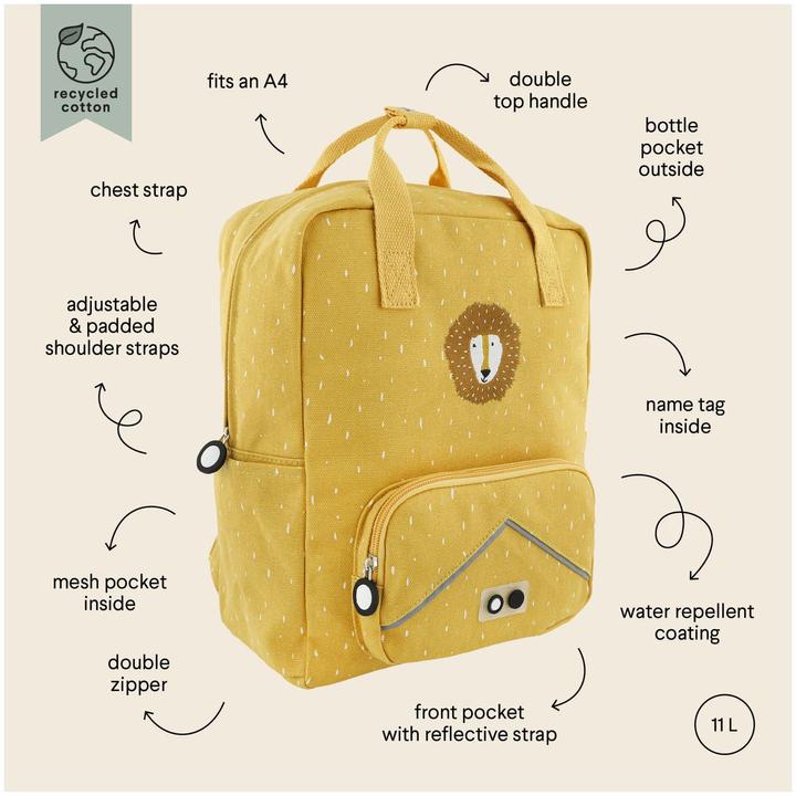 Actual product image Trixie Baby Large rucksack, Mr Lion