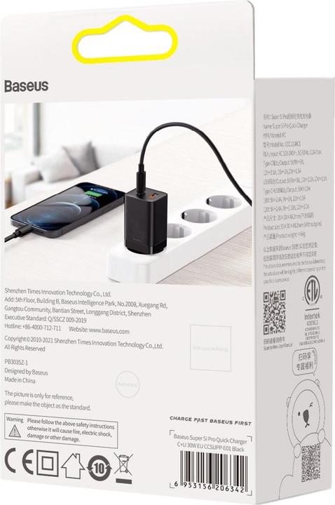 Productafbeelding Baseus Super Si Pro Snellader (30 W)