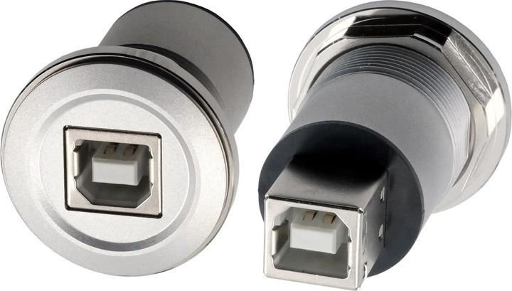 Immagine prodotto Exsys Adattatore per montaggio a pannello USB-B f-f (USB-BC 1.2)