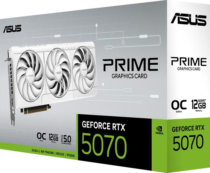 Immagine prodotto ASUS Prime GeForce RTX 5070 OC White (12 GB)
