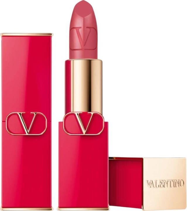 Image du produit Valentino Rosso Satin Finish Cream Lipstick 104r Rechargeable - 35 Grammes (104R)