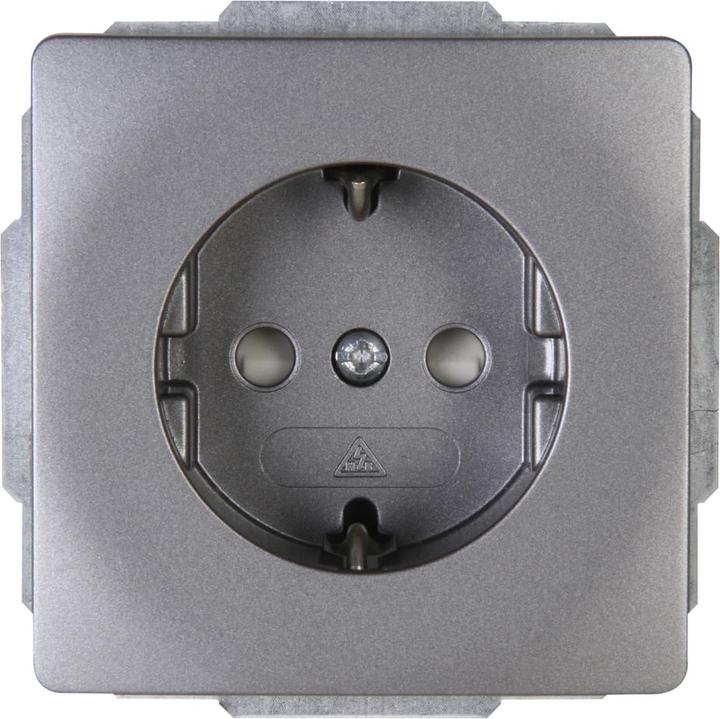 Actual product image Kopp Safety socket outlet Venice platinum