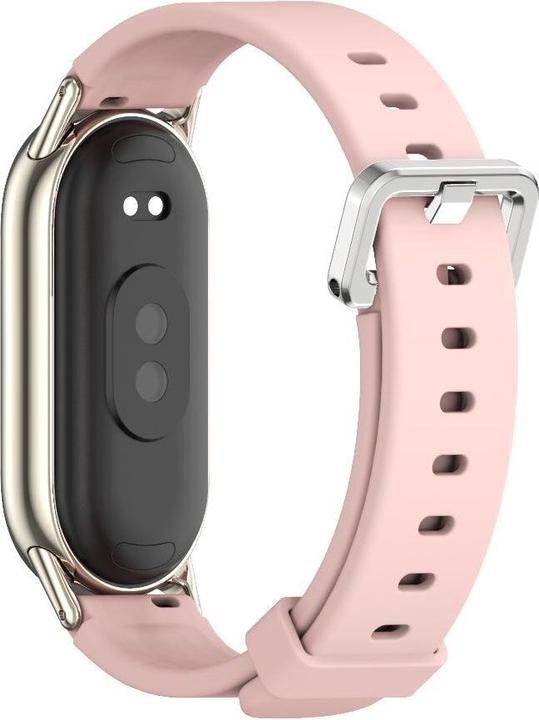 Produktbild 4Kom Tech-Protect IconBand Classic Strap für Xiaomi Smart Band 8 / 9 / 10 / NFC - Rosa (100% Silikon)