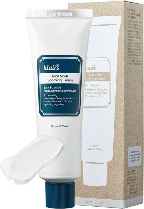 Actual product image Klairs Rich Moist Soothing Cream (80 ml, 24h cream)