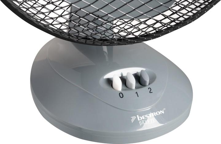 Actual product image Bestron Table fan 27cm, grey (50 dB)