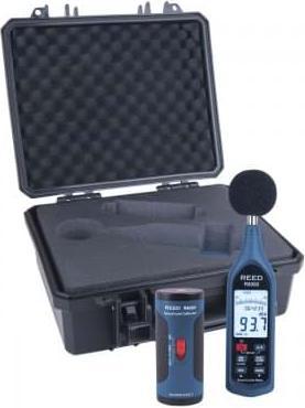 Actual product image Reed Instruments REED Data Logging Schallpegel Messgerät und Kalibrator-Set / R8080-KIT