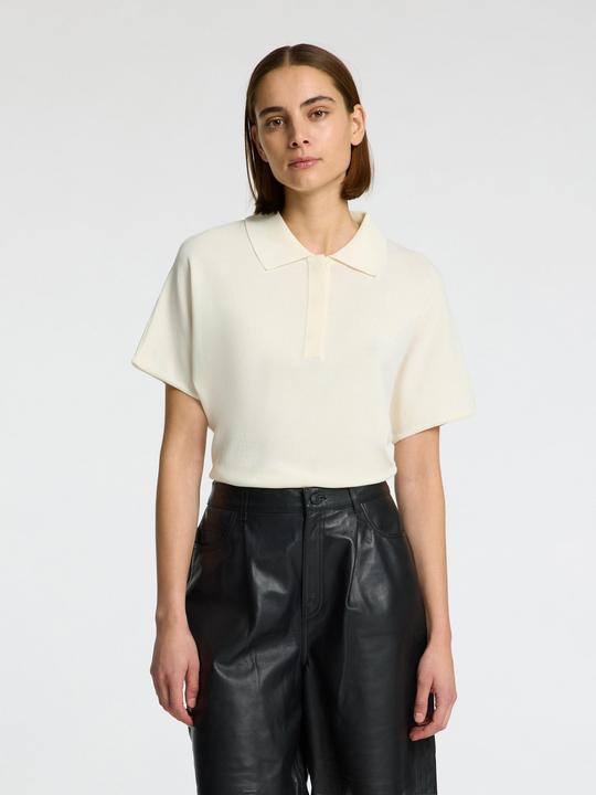 Actual product image Selected Femme Kurzarm Polohemd aus Strick (XL)